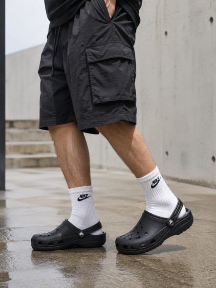 Унисекс сабо Crocs Classic Platform Clog Black