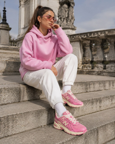 Женские кроссовки New Balance 740 Pink/White
