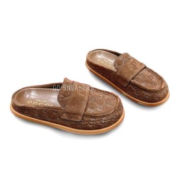 Gucci Sabo Suede Brown