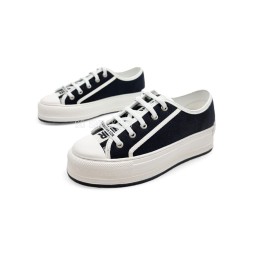 Dior Woman Black White Platform