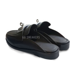 Hermes Leather Sabo Black