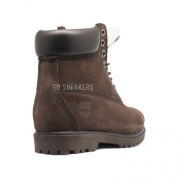 Женские ботинки с мехом Timberland Brown