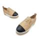 Женские слипоны Chanel Slip-ons Leather Beige