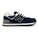 Унисекс кроссовки New Balance 574 Suede Black/Dark Navy