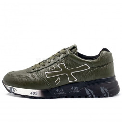 Premiata Lucy Sneakers Leather Khaki