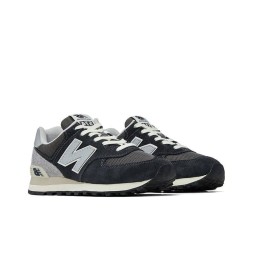 New Balance 574 Suede/Textile Black/Grey