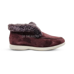 Loro Piana Low Winter Suede Chocolate