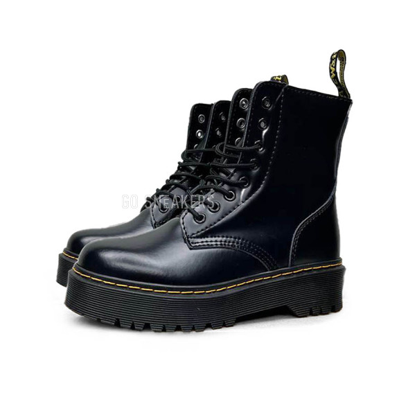 Женские зимние ботинки Dr. Martens Jadon Retro Black Smooth Winter