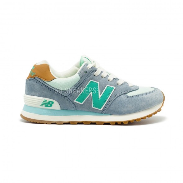 Женские кроссовки New Balance 574 Premium Cruisin Blue R
