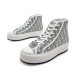 Женские кроссовки Dior Sneakers High Platform White/Grey
