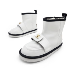 Chanel Winter Boots White