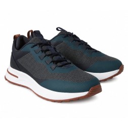 Loro Piana Week End Walk Technical Mesh Charcoal Blue