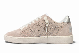 Golden Goose Rhinestones Suede Beige