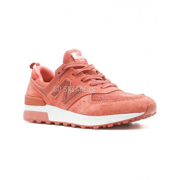Женские кроссовки New Balance 574S Coral