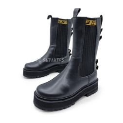 Fendi Winter Leather Black/Yellow