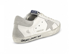 Golden Goose Super-Star With White-Grey-Ice
