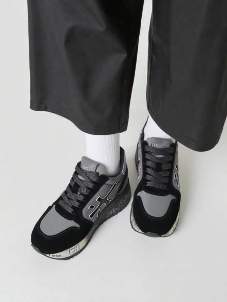 Мужские кроссовки Premiata 483 Black/Grey