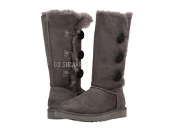 Tall Bailey Button Triplet II Grey