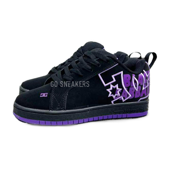 Унисекс кроссовки DC Court Graffik Unisex Black Purple