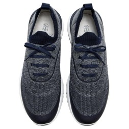 Brunello Cucinelli Knitted Slip-On Sneakers Blue