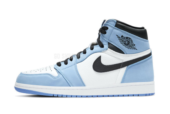 Унисекс кроссовки Nike Air Jordan 1 Retro High White University Blue Black
