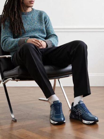 Унисекс кроссовки Premiata 483 Leather Navy