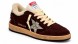 Женские зимние кеды Golden Goose Ball-Star Winter Brown Shearling With Silver Glitter Star