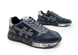 Premiata 483 Suede/Leather Black/Grey