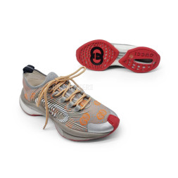 Gucci Run Sneaker Grey/Orange