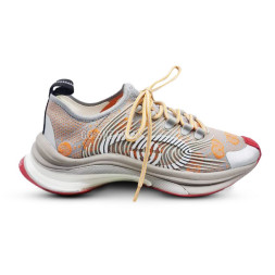 Gucci Run Sneaker Grey/Orange