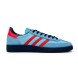 Унисекс кеды Adidas Manchester SPZL x C.P. Company “Light Blue Bright Red Dark Blue”