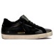 Мужские зимние кеды Golden Goose Super-Star Mens Winter Black Nappa With Shearling