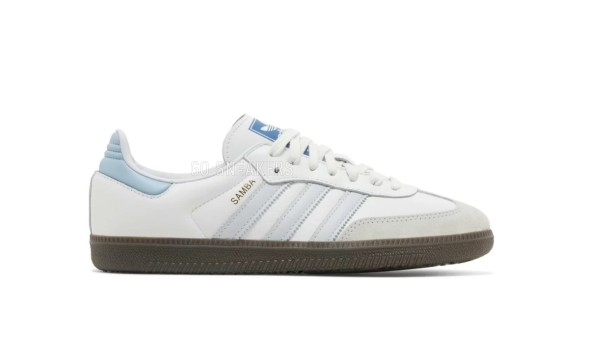 Женские кеды Adidas Samba OG White Halo Blue
