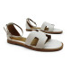 Женские босоножки Hermes Santorini White