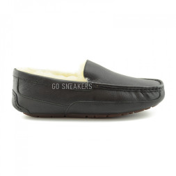 Men's Ascot Black Leather