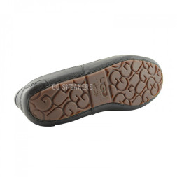 Men's Ascot Black Leather