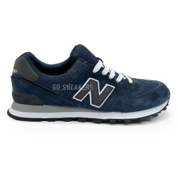 New Balance 574 Man Suede Dark Navy