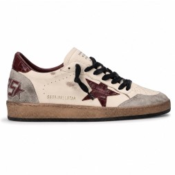 Golden Goose Ball Star with Cherry Crocodile Star and Heel Tab