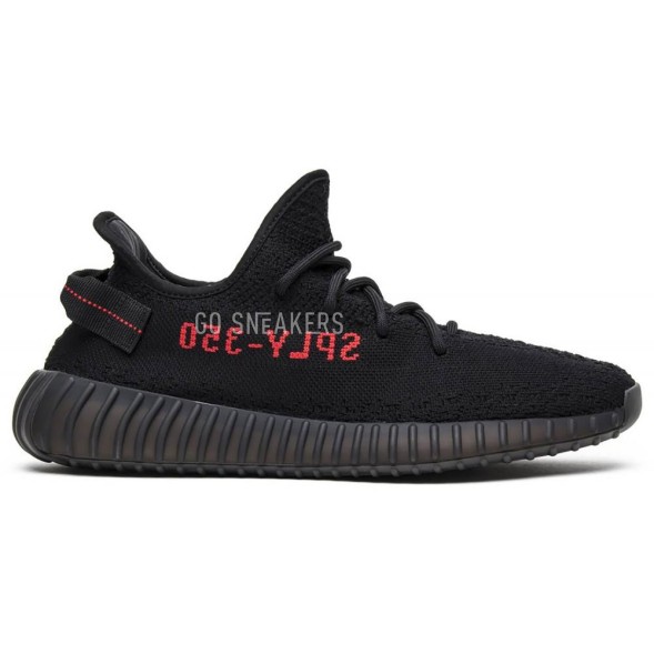Унисекс кроссовки Adidas Yeezy Boost 350 V2 Black Red (bred)