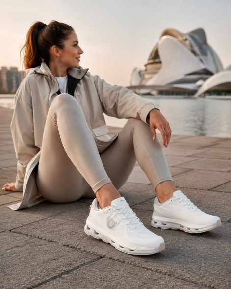 Унисекс кроссовки On Cloudzone x KITH White Ice