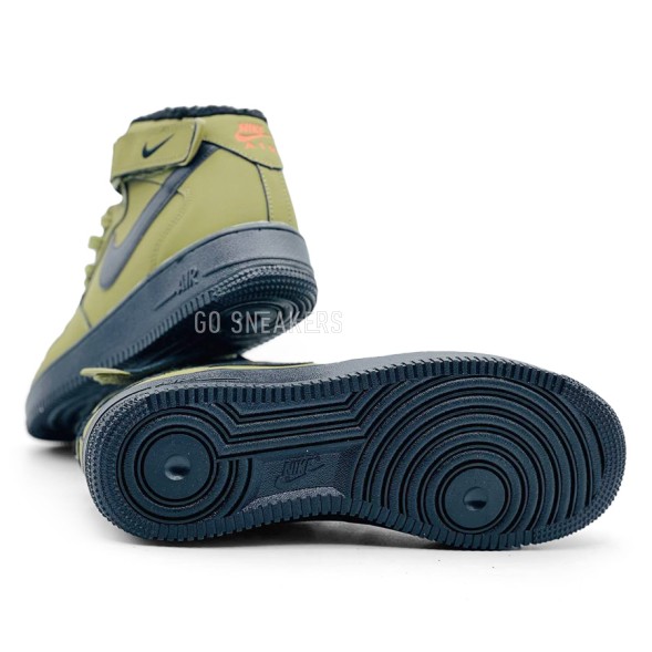 Мужские зимние кроссовки Nike Air Force 1 Mid Winter Man Green 