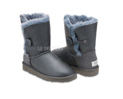 Bailey Button Metallic Grey