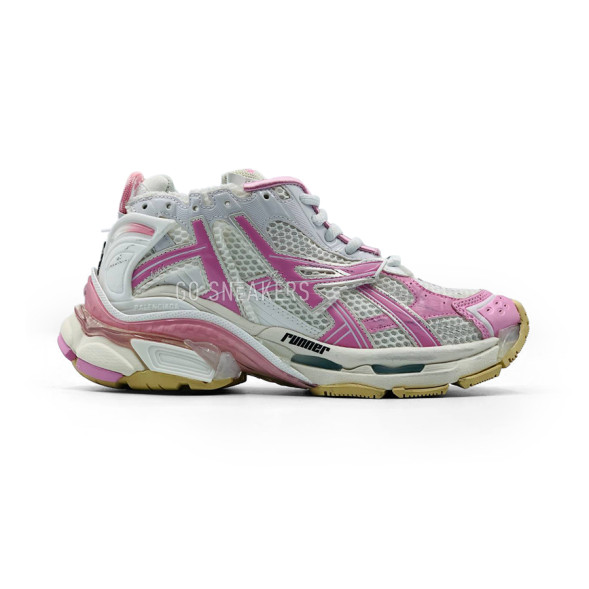 Женские кроссовки Balenciaga Runner White/Pink