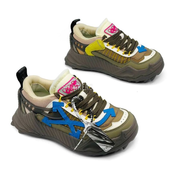 Унисекс кроссовки Off-White ODSY-1000 Brown/Blue