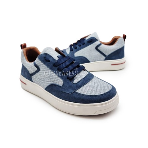 Унисекс кроссовки Loro Piana Newport Walk Grey/Blue