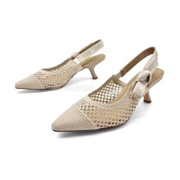 Dior Textile Knitted Transparent Beige