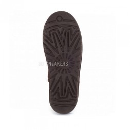 Short Zip Metallic Chocolate