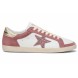 Женские кеды Golden Goose Super-Star Leather/Suede White/Pink