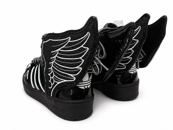 Мужские кроссовки Adidas Forum Hi Wings 4.0 Jeremy Scott Black/White