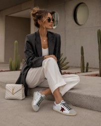 Golden Goose Super-Star Leather/Suede White Burgundi Pink